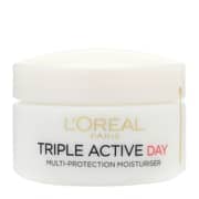 L'Oréal Paris Dermo-Expertise Triple Active Jour Crème Hydratante Multi-Protectrice - Peaux Sèches/Sensibles 50ml