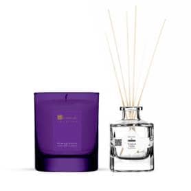 Dr Botanicals Tropical Fruits Reed Diffuser 50ml and Pomegranate Inspired Candle 200g