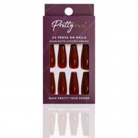 Pretty Pro False Press On Nails I Can Red You Like A Book 24 pieces