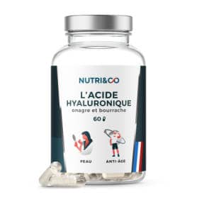 NUTRI&CO L'Acide Hyaluronique Peau & Anti-âge 60 gélules