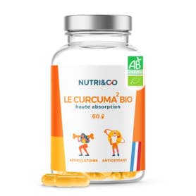 NUTRI&CO Le Curcuma² Bio Articulations & Antioxydant 60 gélules