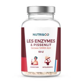 NUTRI&CO Les Enzymes & Pissenlit Digestion & Intolérance 60 gélules