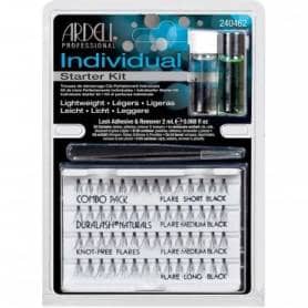 Ardell Individual Combo Starter Pack Knot Free Black Flares Short, Medium & Long