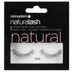 Salon System Natural False Eyelashes 070