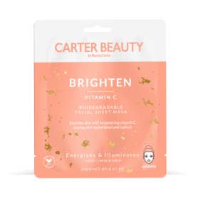Carter Beauty Brighten Vitamin C Facial Sheet Mask 23g