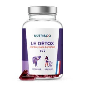 NUTRI&CO Le Détox 60 gélules Drainage & Détox du foie