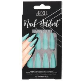 Ardell Nail Addict Solid Press On Nails Blue Lagoon 28 Pieces