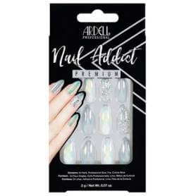 Ardell Nail Addict Premium Press On Nails Holographic Glitter 24 Pieces