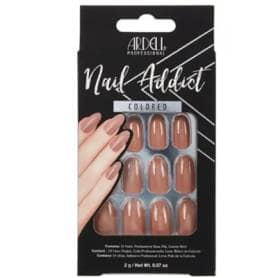 Ardell Nail Addict Solid Press On Nails Latte 28 Pieces