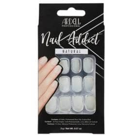 Ardell Nail Addict Natural Press On Nails Squared 24 Pieces