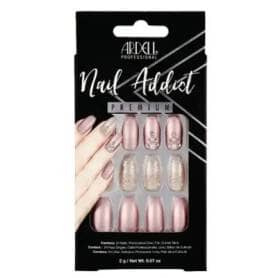 Ardell Nail Addict Premium Press On Nails Metallic Lilac Purple 28 Pieces