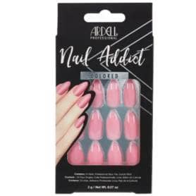 Ardell Nail Addict Solid Press On Nails Luscious Pink 24 Pieces