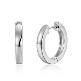 Philip Jones Jewellery Silver Plated Hoop Earrings