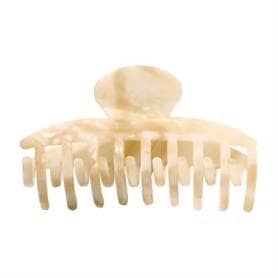 SOHO Gaja Hair Claw - Beige Marble
