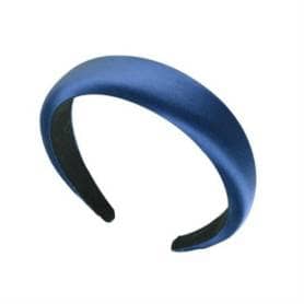 SOHO Satin Headband - Dark Blue