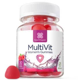 Healthspan Vegan Women's Multivitamin Raspberry Gummies 30 Gummies