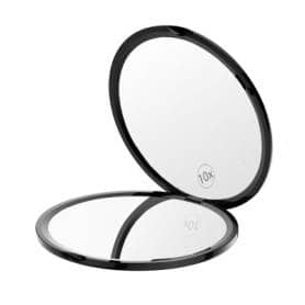 UNIQ Compact Dual-Sided Mirror with 10X Magnification