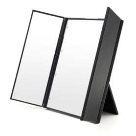 UNIQ Tri-Fold LED Compact Mirror with 2X Magnification