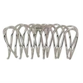 SOHO Olive Metal Hair Claw - Silver