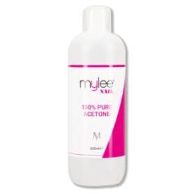 Mylee 100% Pure Acetone - Gel Polish, Acrylics, Gels, Nail Tips & Glues Remover - 600ml