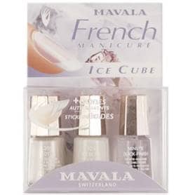 Mavala French Manicure Ice Cube Nail Polish Kit 3 x 5ml