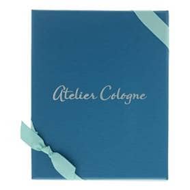 Atelier Cologne Gift Set 30ml Patchouli Riviera Cologne Absolue (Pure Perfume) + 10ml Clémentine California Cologne Absolue (Pure Perfume) + Leather Case