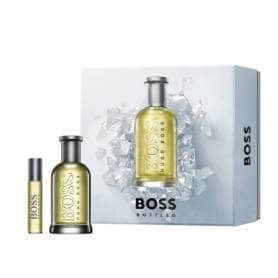 Hugo Boss Bottled Eau de Toilette Men's Aftershave Gift Set Spray 100ml with 10ml