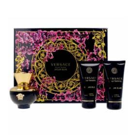 Versace Dylan Blue Femme Eau de Parfum Perfume Gift Set Spray 50ml with Shower Gel and Body Lotion