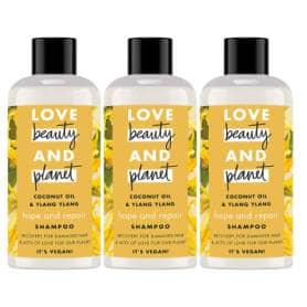 Love Beauty & Planet Hope and Repair Shampoo Travel Size, 3x100ml