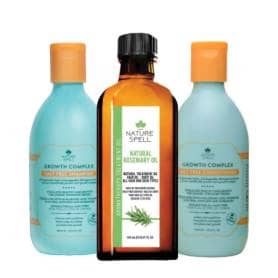 Nature Spell Rosemary Oil with Hair Growth Shampoo & Conditioner Bundle