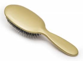 Rock & Ruddle Gold Hairbrush Small with pure bristles