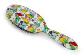 Rock & Ruddle Lovebirds Hairbrush Large with synthetic bristles