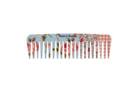 Rock & Ruddle Pink Gingham Wide Tooth Comb