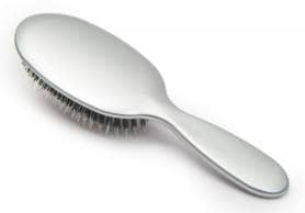 Rock & Ruddle Silver Hairbrush Large with pure bristles