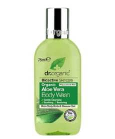 Dr Organic Bioactive Skincare Organic Aloe Vera Body Wash 75 ml