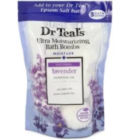 DR TEAL'S Moisture Soothing Bath Bombs with Lavender 5x45gr