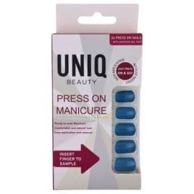 UNIQ Click On / Press On Manicure Nails - Navy (24 PCS)