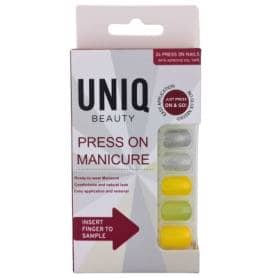UNIQ Click On / Press On Manicure Nails - Shiny Pastel (24 PCS)