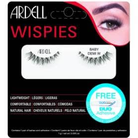 Ardell Wispies Handmade False Lashes - Baby Demi Wispies Eyelash with Duo Glue