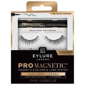 Eylure Pro Magnetic Eyeliner & Lash Kit - Faux Mink Naturals False Eyelashes