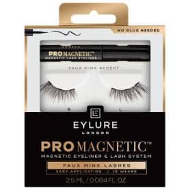 Eylure Pro Magnetic Eyeliner & Lash Kit - Faux Mink Accent False Eyelashes