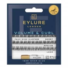 Eylure Volume & Curl Faux Mink Clusters False Eyelashes