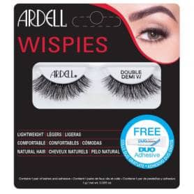 Ardell Wispies Lightweight Eyelashes - Double Demi Wispies Lashes with Duo Glue