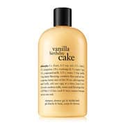 philosophy vanilla cake gel douche & bain, corps & cheveux 480ml