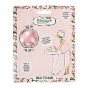 The Vintage Cosmetic Company Hair Turban Pink Polka Dot