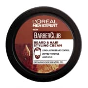 L'Oréal Paris Men Expert Barber Club Beard Crème Coiffante Cheveux et Barbe 100ml