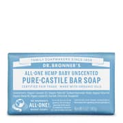 Dr Bronner's All-One Baby Unscented Pure-Castile Bar Soap 140g