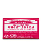 Dr Bronner's All-One Hemp Rose Pure-Castile Bar Soap 140g