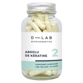 D-LAB NUTRICOSMETICS Absolu de Kératine 3 mois 84 gélules