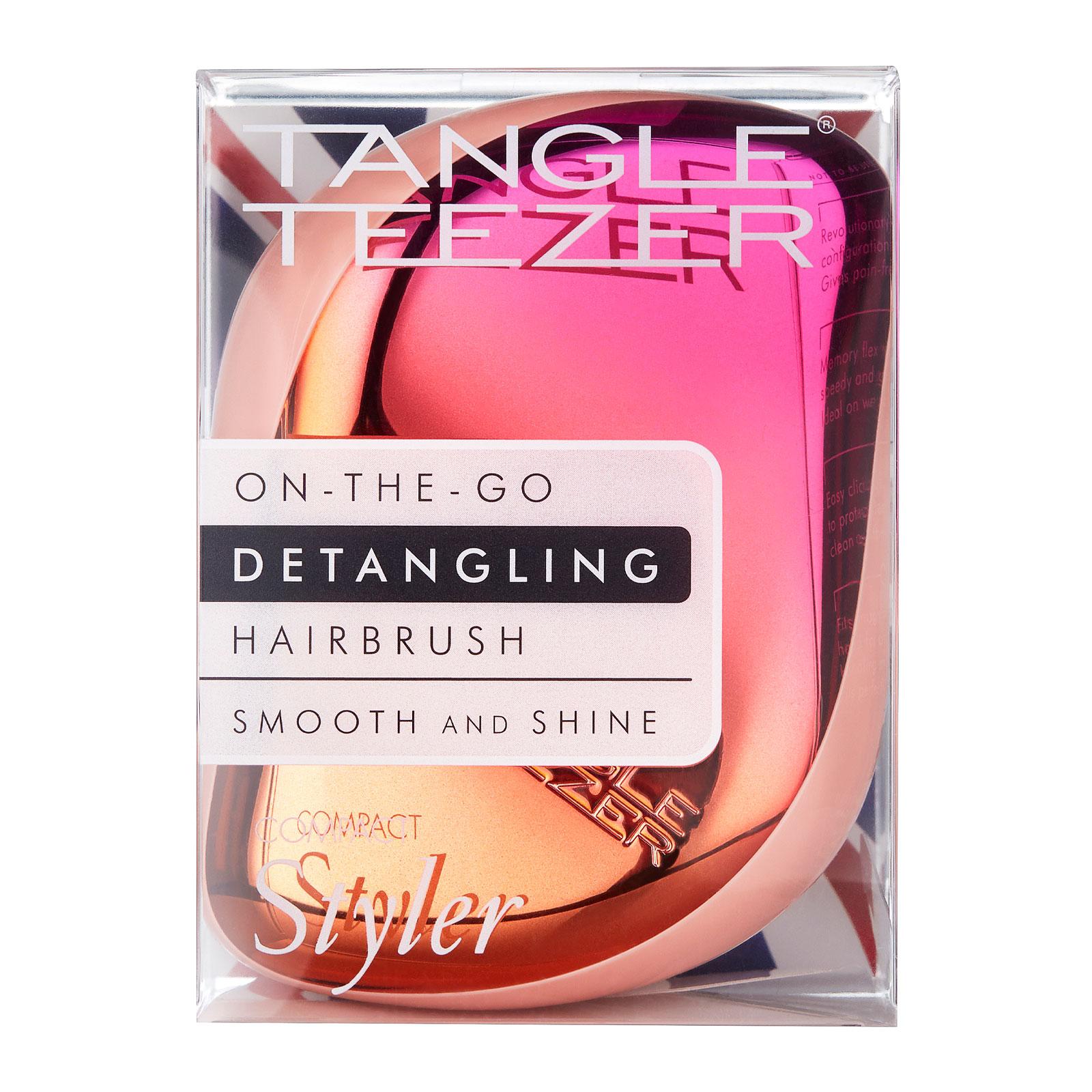 Tangle Teezer Compact Styler Hairbrush - Cerise Pink Ombre - Feelunique